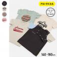 [RSL] 前開きVネック半袖Tシャツ(140-160)