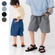 デニムバルーンハーフパンツ