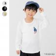 〈MLB〉ワッフル長袖Tシャツ