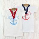 イカリプリントのマリンワンピース