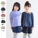 女の子シルエットバリ長袖Tシャツ