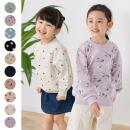 総柄裏毛トレーナー