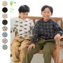 総柄裏毛トレーナー