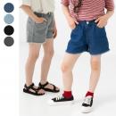 デニムワイドショートパンツ