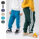 裏起毛脇ラインパンツ