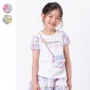 女児花柄立体ポシェットTシャツ