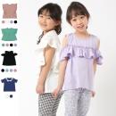 女の子シルエットバリ半袖Tシャツ