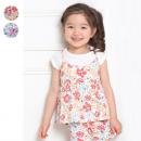 花柄キャミソール付き半袖Tシャツ