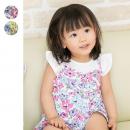 花柄キャミ付き半袖ロンパース