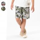 ボタニカル柄ハーフパンツ