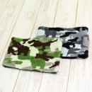 迷彩柄フリースネックウォーマー