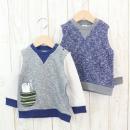 撚り杢裏起毛トレーナー