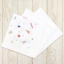 日本製ガーゼハンカチ3枚組アニマル