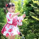 花柄ワンピース浴衣帯セット