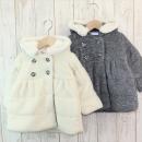 女の子フード付き中綿ジャケット