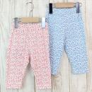 小花柄7分丈レギンス