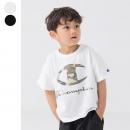 〈チャンピオン〉迷彩ロゴ半袖Tシャツ