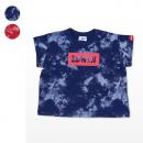 エドウイン 生地染め風半袖ロゴTシャツ