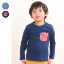 エドウイン ペイズリー柄ポケット付長袖Tシャツ