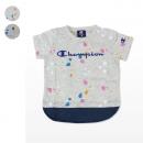 チャンピオン ペイント柄半袖Tシャツ