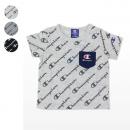 チャンピオン 半袖総柄ロゴTシャツ