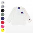 チャンピオン 長袖ロゴTシャツ
