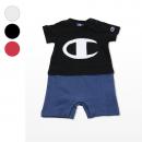 champion/チャンピオン パンツ切り替え半袖カバーオール
