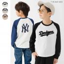 〈MLB〉ラグラン長袖Tシャツ