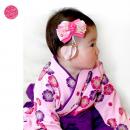 和風髪飾り(羽根付)