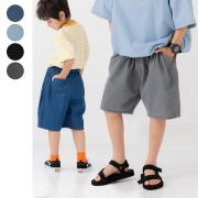 chil2／デニムハーフパンツ