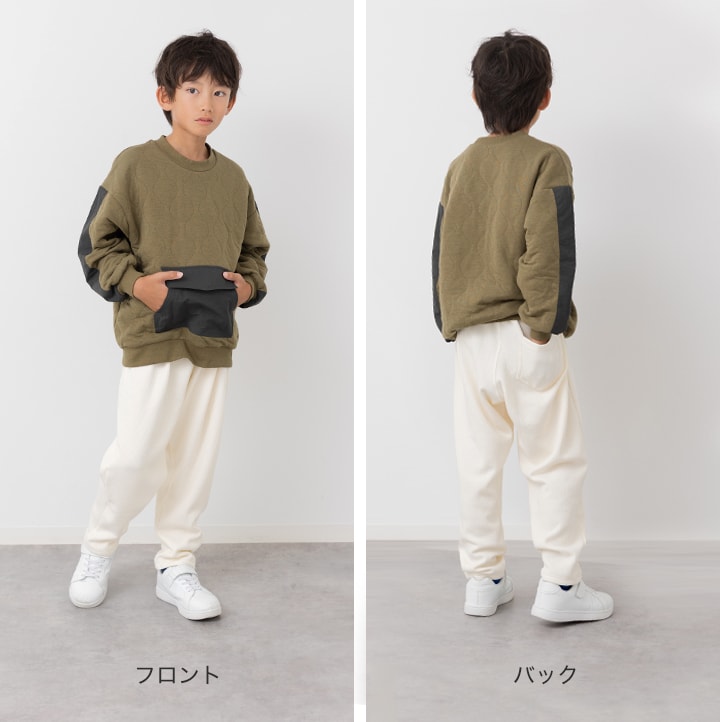 裏シャギーテレコバルーンパンツ