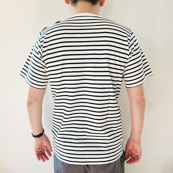 [RSL] 前開きボーダー半袖Tシャツ(大人)