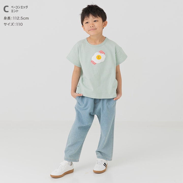 サガラ刺繍半袖Tシャツ