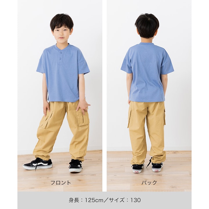 ヘンリーネック半袖Tシャツ