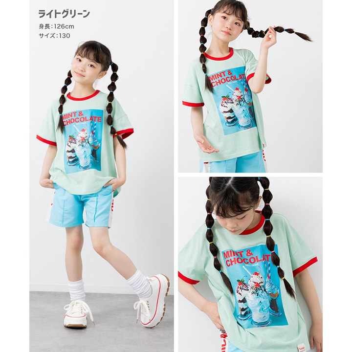 〈チマジロコラボ〉プリント半袖Tシャツ
