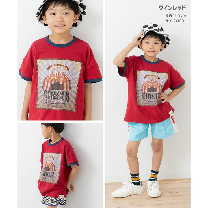 〈チマジロコラボ〉プリント半袖Tシャツ