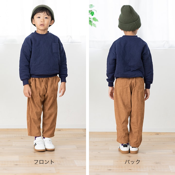 ニットキルトトレーナー