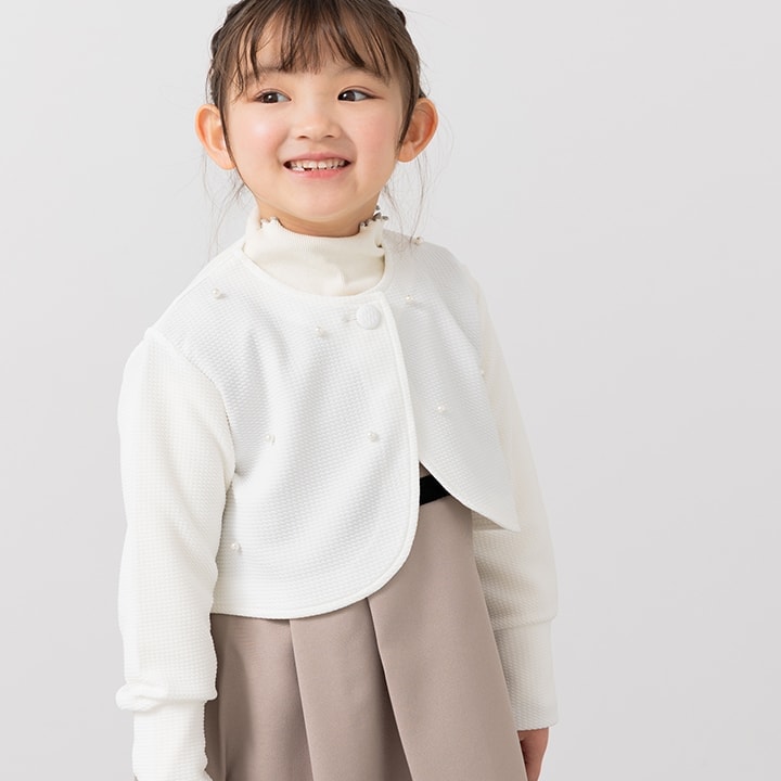 パール付きフォーマルボレロ