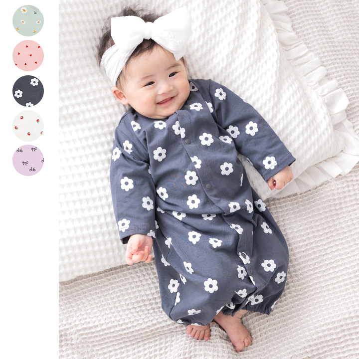 総柄長袖ツーウェイオール