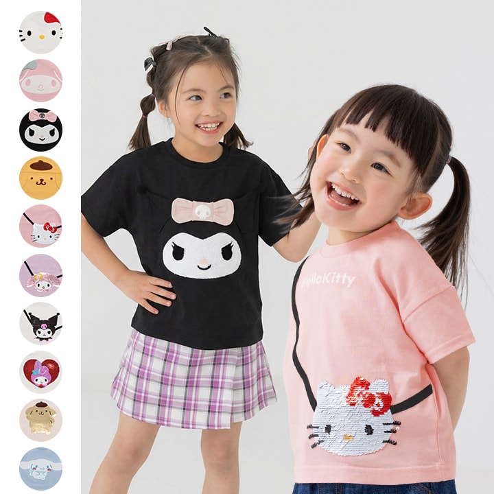 〈サンリオ〉キャラクターTシャツ
