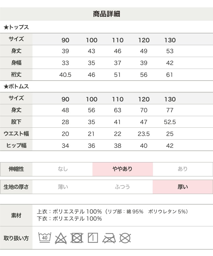 〈サンリオ〉フリースパジャマ