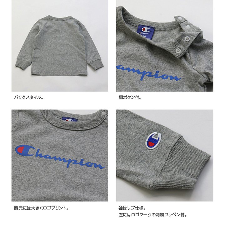 champion/チャンピオン ロゴ長袖Tシャツ