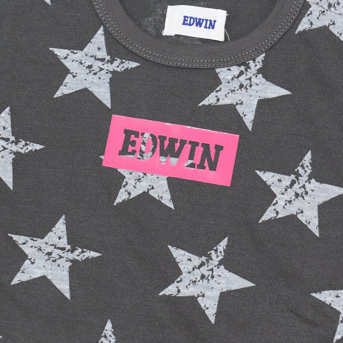 エドウイン 星柄半袖Tシャツ