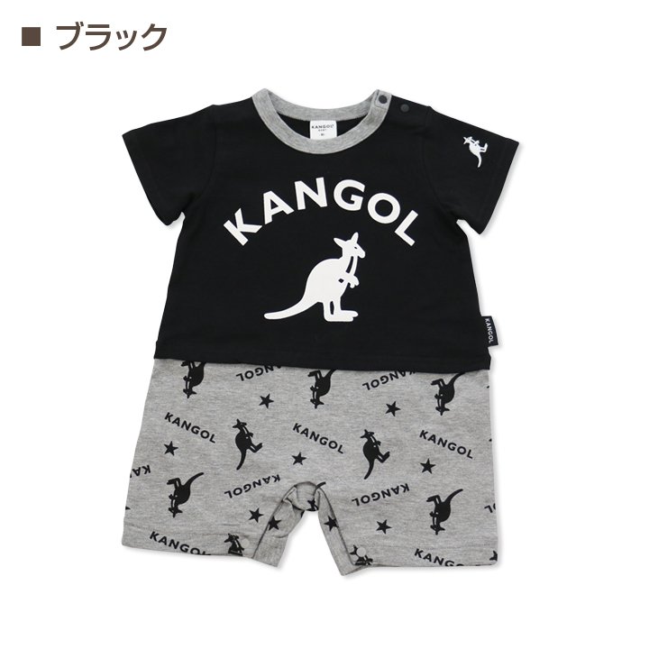 KANGOL/カンゴール 半袖レイヤードカバーオール