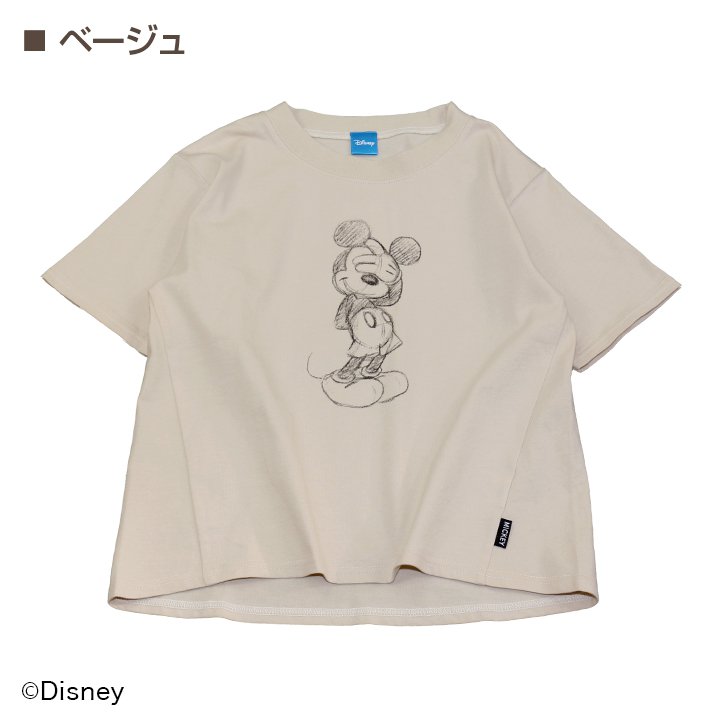 ミッキーマウス/半袖Tシャツ