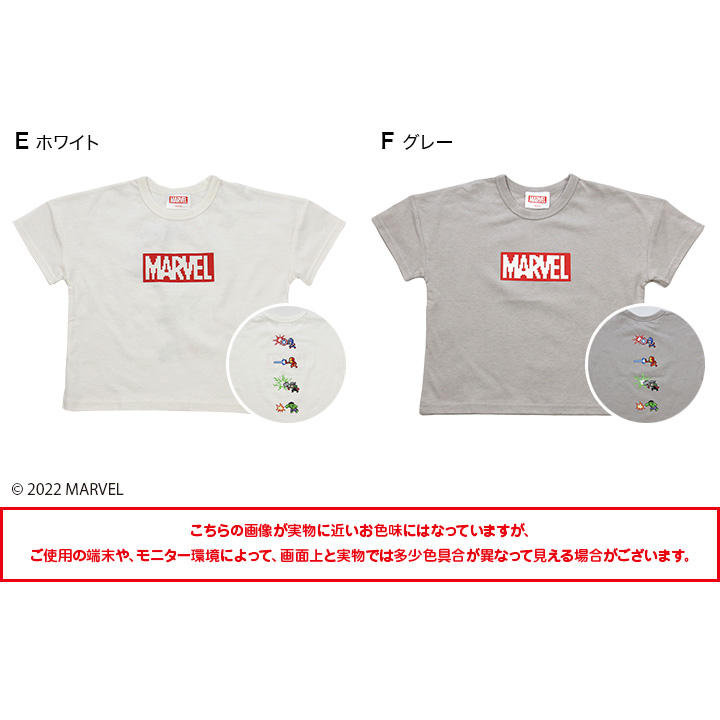 【マーベル】キャラクター半袖Tシャツ/MARVEL