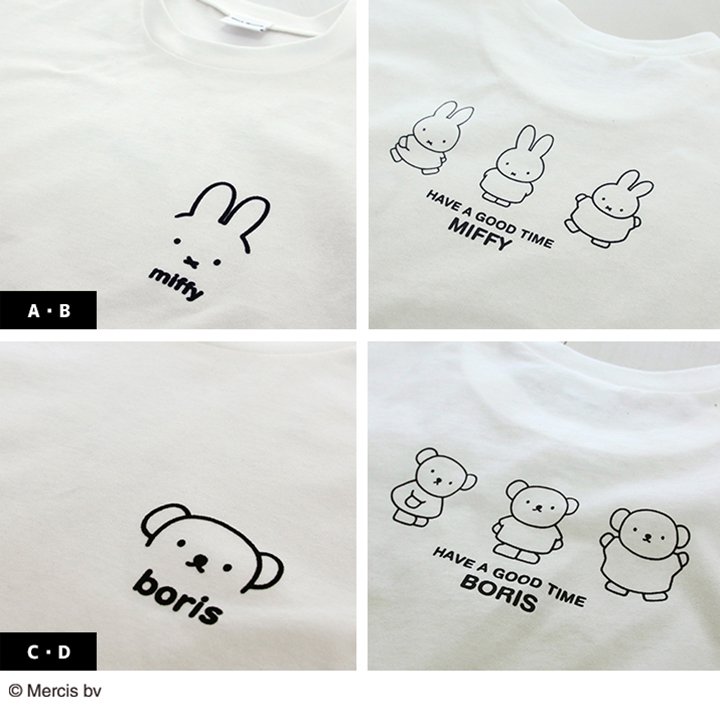 ミッフィーレディースTシャツ/miffy