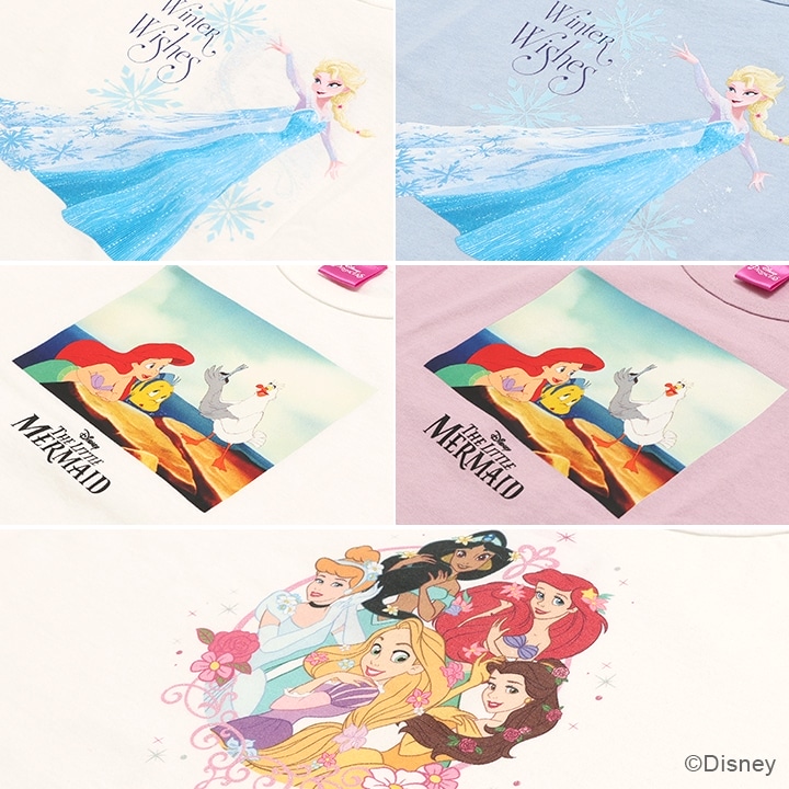 〈ディズニー〉デザイン半袖Tシャツ
