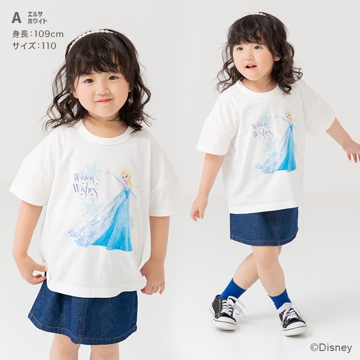 〈ディズニー〉デザイン半袖Tシャツ