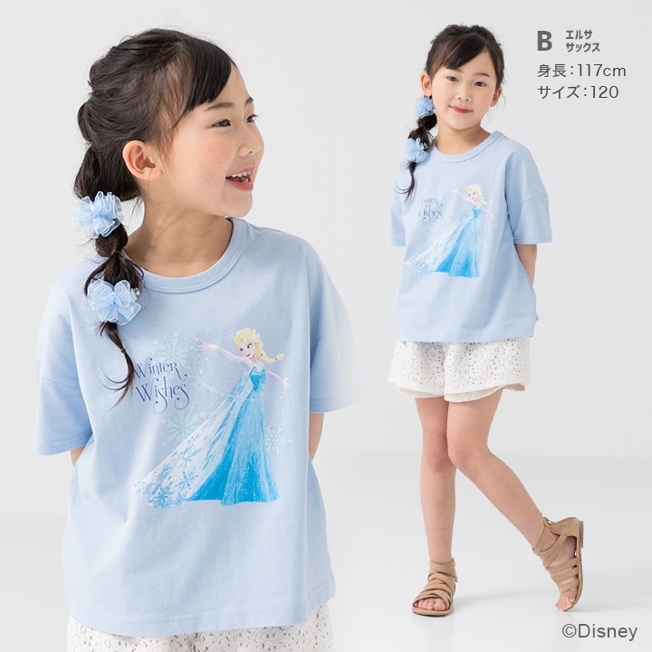 〈ディズニー〉デザイン半袖Tシャツ